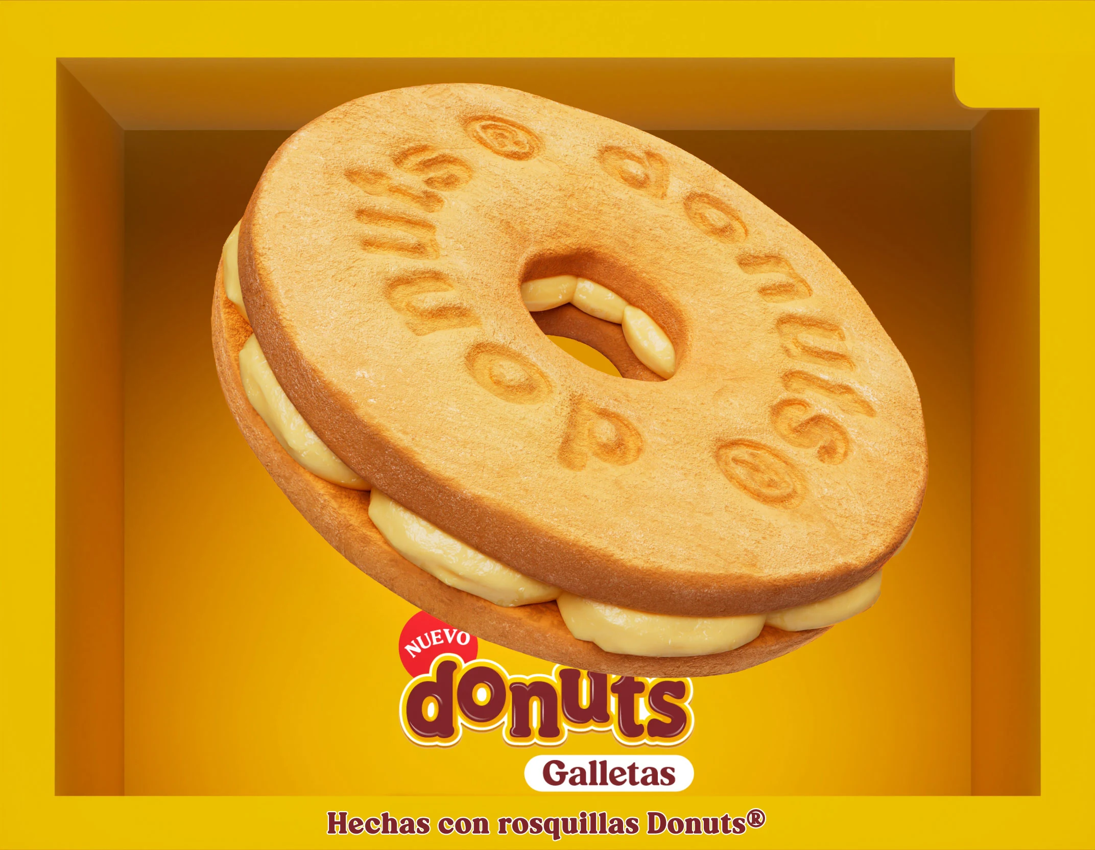 Donuts® Callao Gran Vía 3D render of the new Donuts® cookie by David Zeitlin