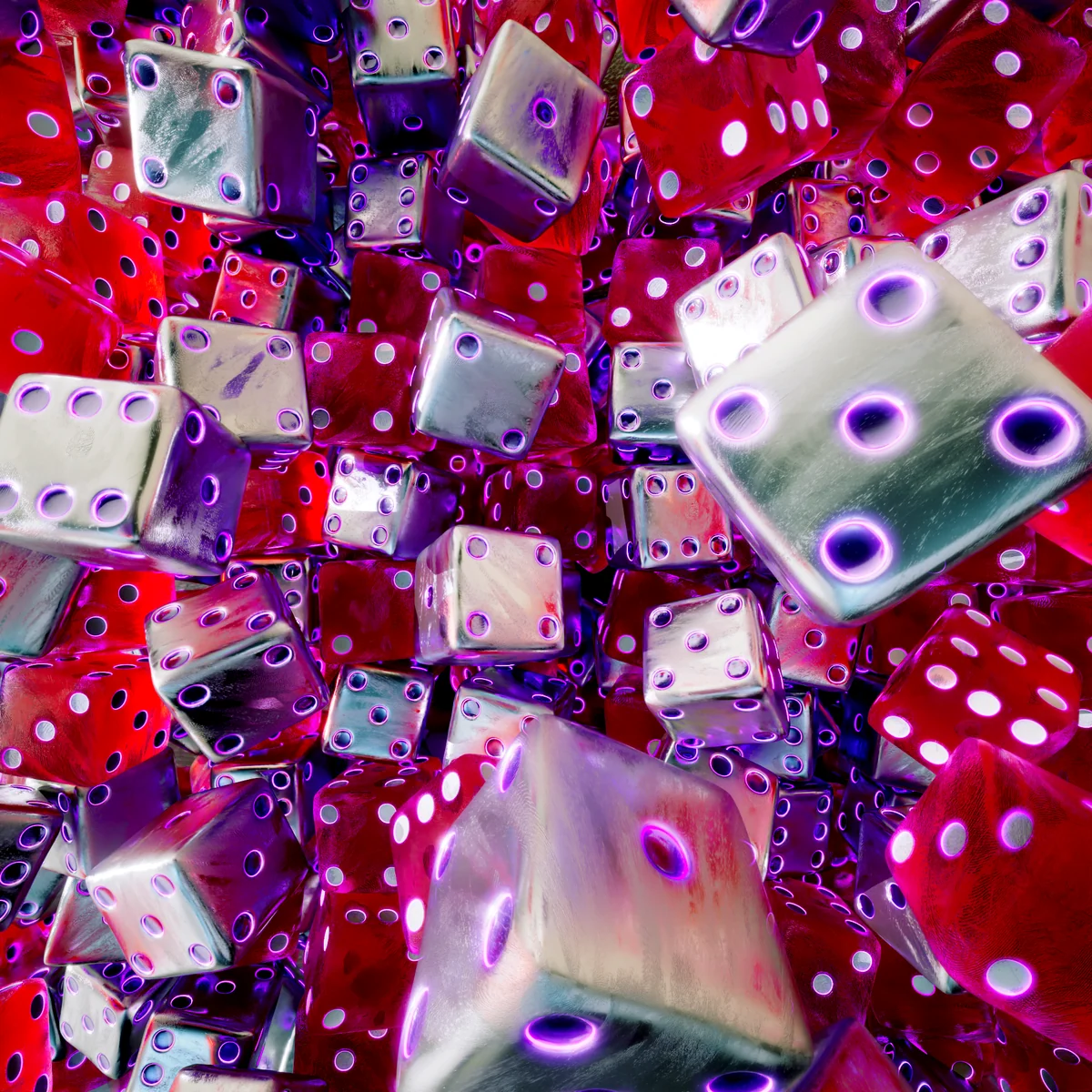 Dice CGI assets - CGI by David Zeitlin