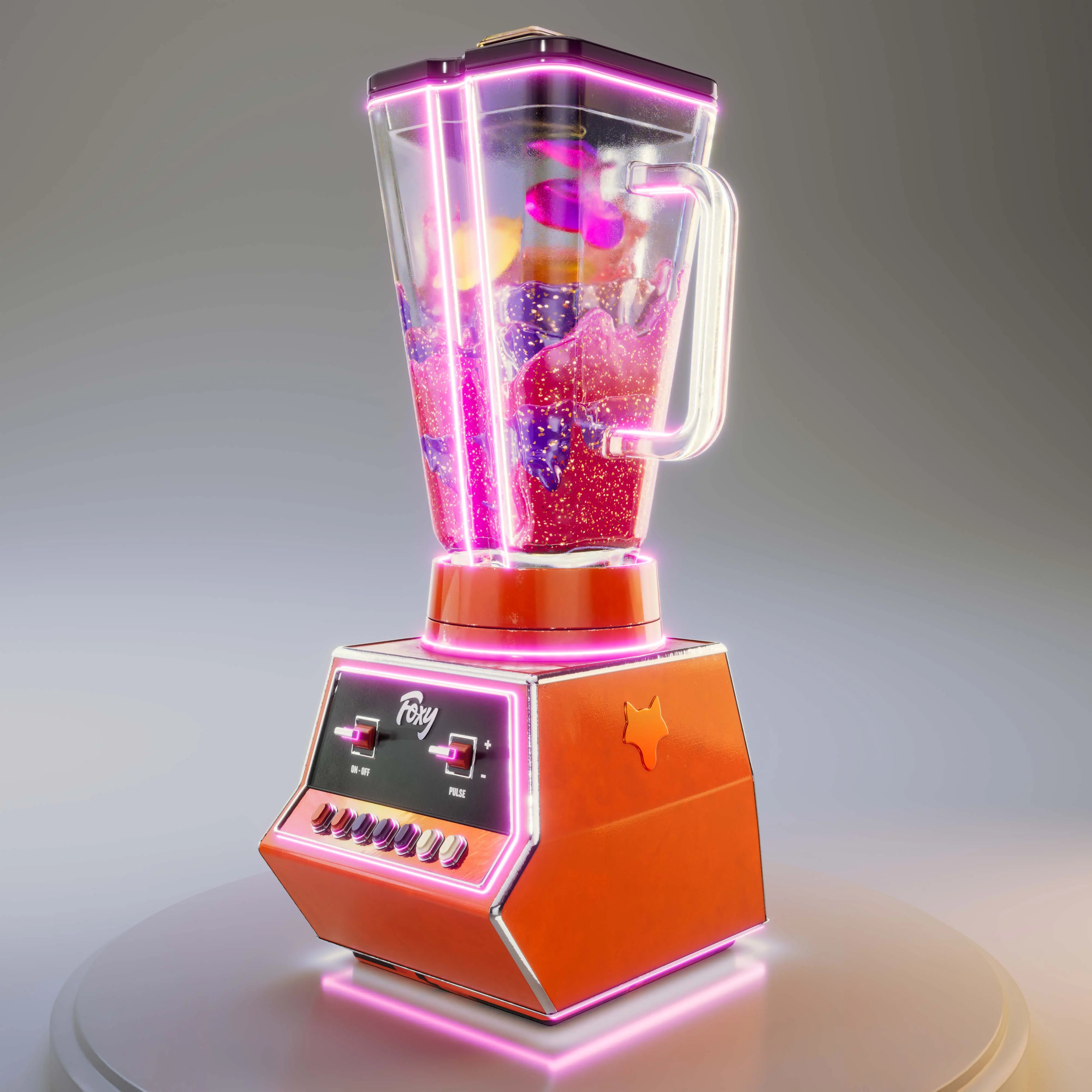 Foxy blender concept - CGI by David Zeitlin
